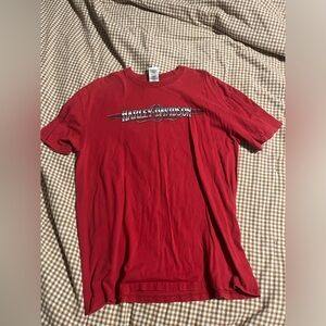 Red Harley Davidson shirt size xl